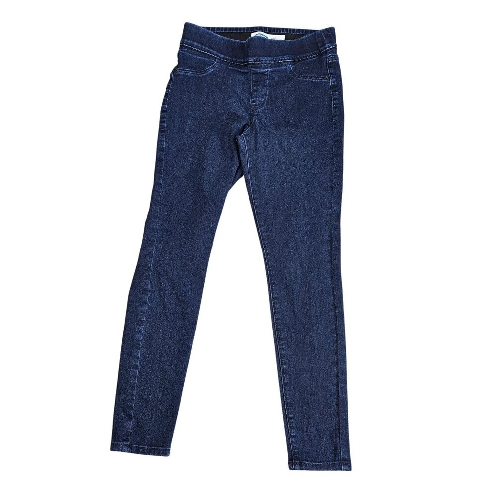 Old Navy Super Skinny Jegging Jeans Womens 2 Short Blue Dark Wash Denim Stretch‎